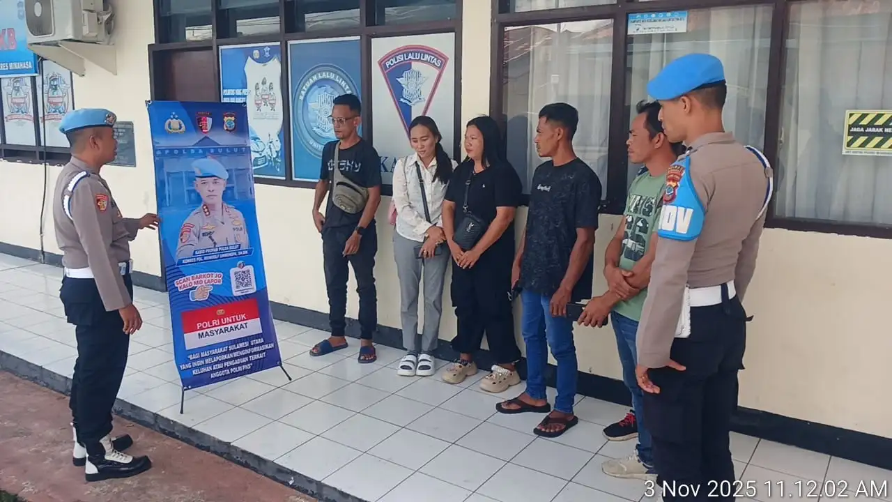Sosialisasi Pengaduan Online oleh Sie Propam Polres Minahasa, Tingkatkan Pemahaman Masyarakat
